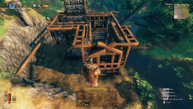 Valheim Lumberjacks House Build Tutorial - Village Pt.5/6 смотреть онлайн
