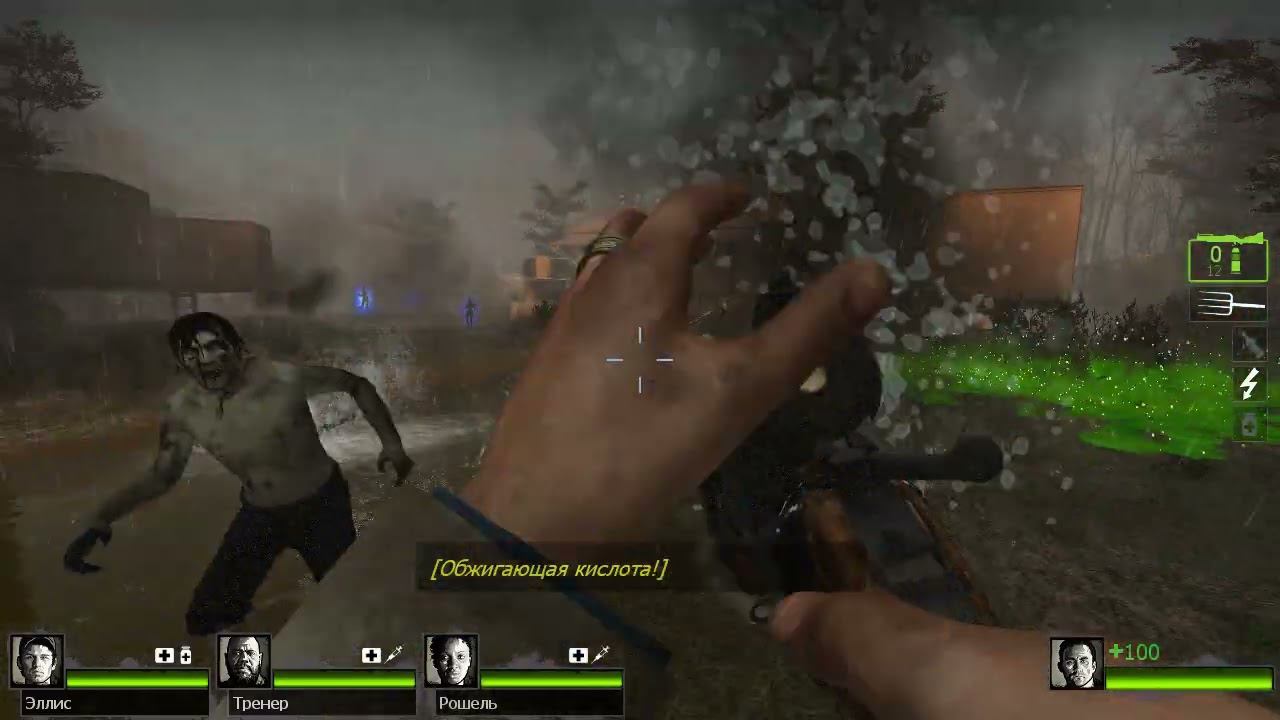 Прохождение Left 4 Dead 2 Глава 4 Ужасный Ливень Сахарный Завод #15