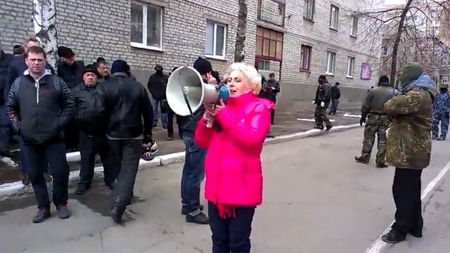 Неля Штепа о захватчиках Славянского горотдела милиции смотреть онлайн