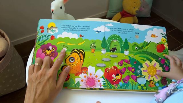 Livre sonore à toucher - Les bruits du jardin - Editions Usborne смотреть онлайн