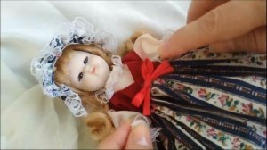 РЕСТАВРАЦИЯ МИНИАТЮРНОЙ ФАРФОРОВОЙ КУКЛЫ  restoration of a miniature porcelain doll