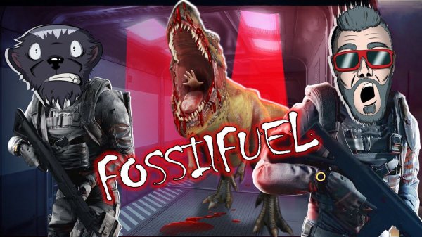 ЭТО ХОРРОР С ДИНОЗАВРАМИ! ОЧЕНЬ УГАРНЫЙ ХОРРОР. С ДИНОЗАВРАМИ И JOE :D. Fossil Fuel