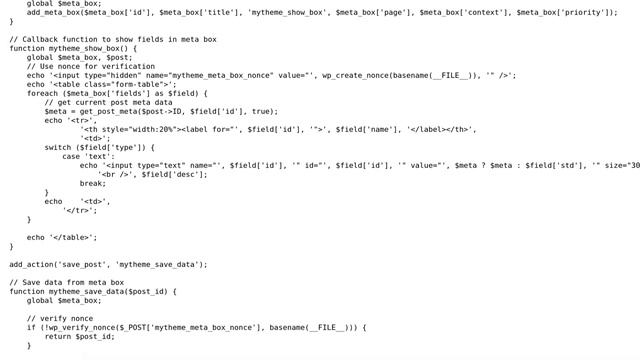 Wordpress: Unable to Call More than One Meta Box Output смотреть онлайн