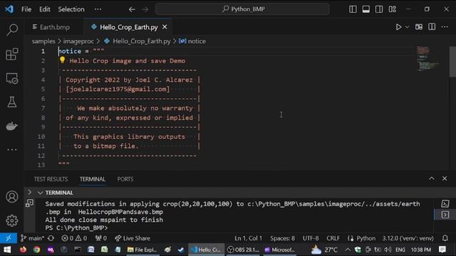 #image #crop using #my 100% #pure #python #graphics #library смотреть онлайн