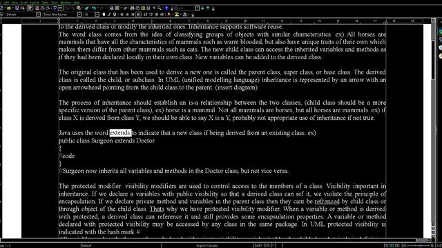 Java Inheritance 1 Extends-Protected Keyword смотреть онлайн