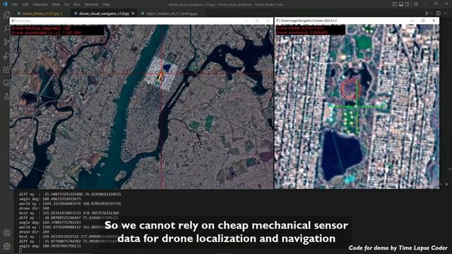 Visual waypoint navigation on GPS-denied theater | Autonomous Drones | OpenCV Python смотреть онлайн