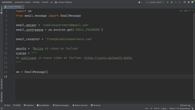 Como Automatizar Envío de Correos con Python смотреть онлайн