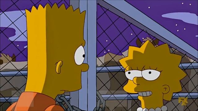 Bart saves a cow from slaughter - The Simpsons смотреть онлайн