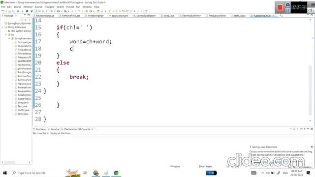 Find The Length of Last Word Of String In Java смотреть онлайн