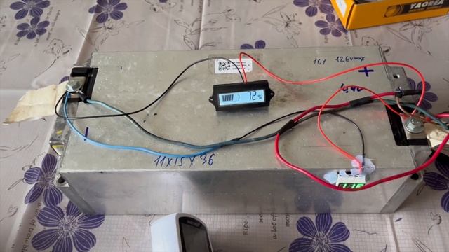 Батарея модуль Li-ion 12v, 3S4P, 2.66kWh, 240Ач LG Chem для інвертора велика ємність