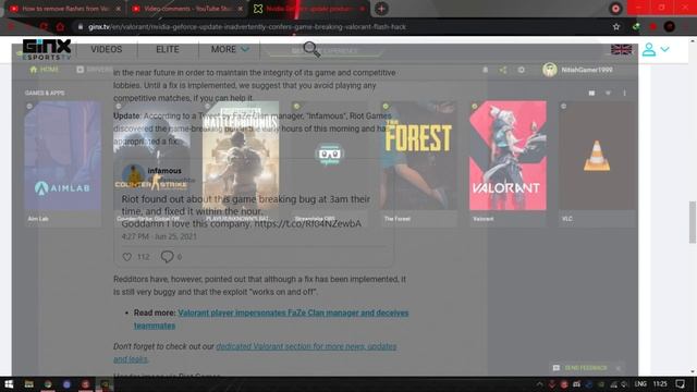 NVIDIA Filter Not Supported In VALORANT смотреть онлайн