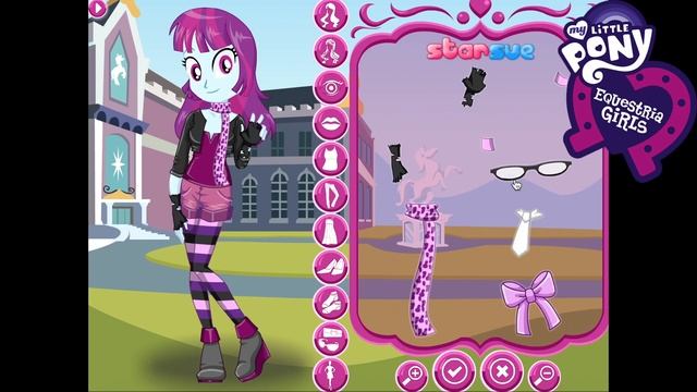 My Little Pony Equestria Girls Mystery Mint Dress Up Game for Girls смотреть онлайн