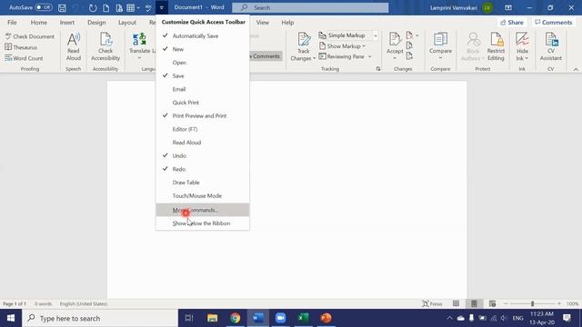 Customizing the Quick access Toolbar in Word, Excel, PowerPoint смотреть онлайн