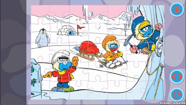 The Smurfs Sticker Collection Mobile Game For Kids With Learning Techniques смотреть онлайн