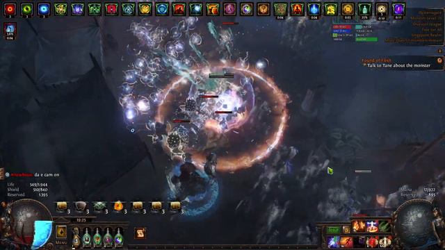 spark aura - simulacrum wave 30 - poe 3.22 смотреть онлайн