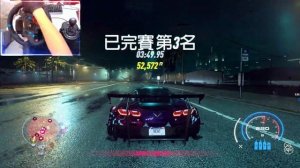 Chevrolet Corvette Grand Sport K.S Heat 5 Cop chase－Need for Speed Heat｜Steering Wheel Logitech G29