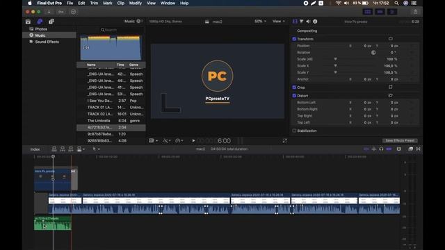 Урок 5. Как сделать плавное затухание звука в Final Cut Pro? | VideoGeneratorTV смотреть онлайн