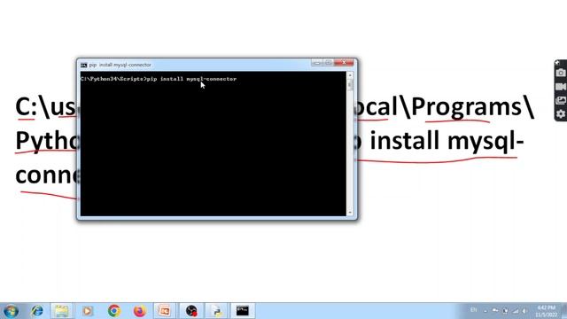Connectivity of Python with MySql #computerscience #class12 #project #database Pip installation смотреть онлайн
