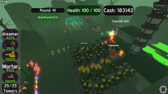Zombie Tower Defense (Roblox) - Winning Buffed Nuketonium смотреть онлайн
