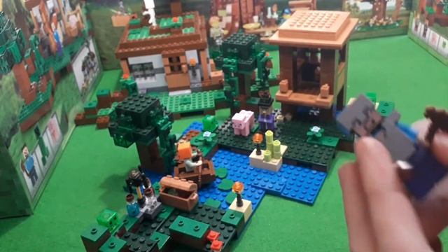 Мои Lego Minecraft наборы, ОБЗОР смотреть онлайн
