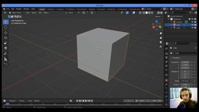 How to Center pivot point and cursor and origin in Blender | Blender Tutorials for beginners смотреть онлайн