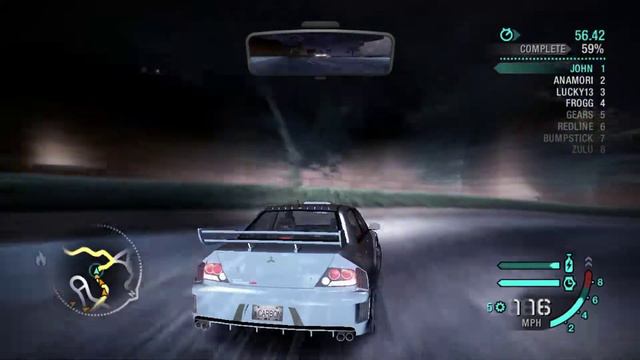 NFS Carbon Sprint: Mitsubishi Lancer смотреть онлайн