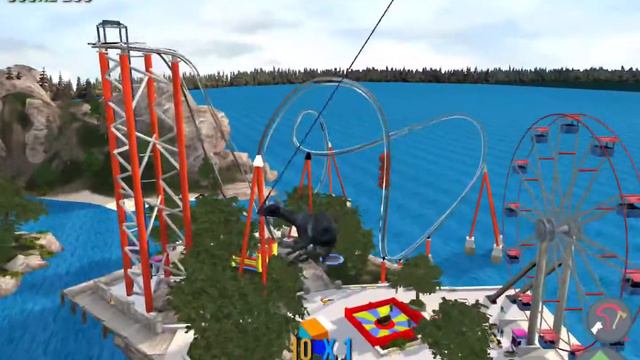 The Goat city bay zip wire! смотреть онлайн