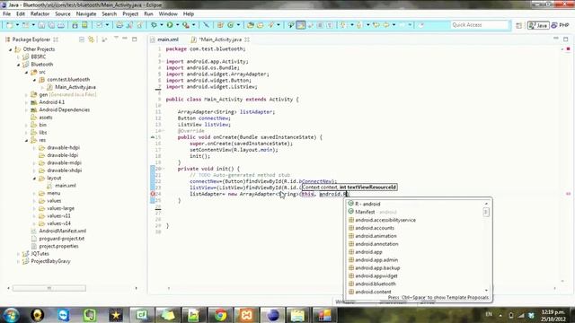 Android development Tutorial Bluetooth 2 HD смотреть онлайн