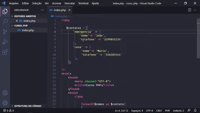 Curso PHP - Aula 7 - Loop Foreach смотреть онлайн