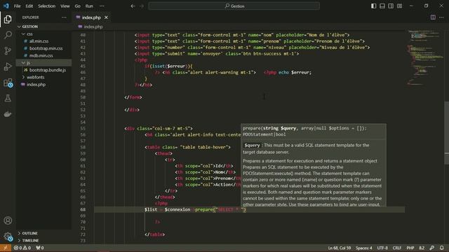 Tutoriel PHP : Affichage des Informations dans notre Système - Opération Read(Lecture) du CRUD смотреть онлайн