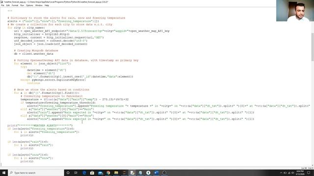 Creating Weather Forecast App in Python using OpenWeatherMaps and MongoDB смотреть онлайн
