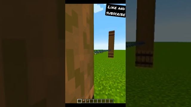 cool fence in minecraft. крутой забор в майнкрафте. #minecraft #shortsvideo #shorts #building смотреть онлайн