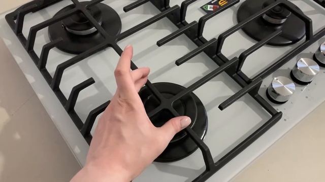 Распаковка — Газовая варочная панель Maunfeld EGHG.64.6CW/G смотреть онлайн