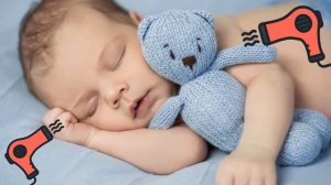 Белый шум/Звук фена для новорожденных/Малыш засыпает за 2 минуты!
