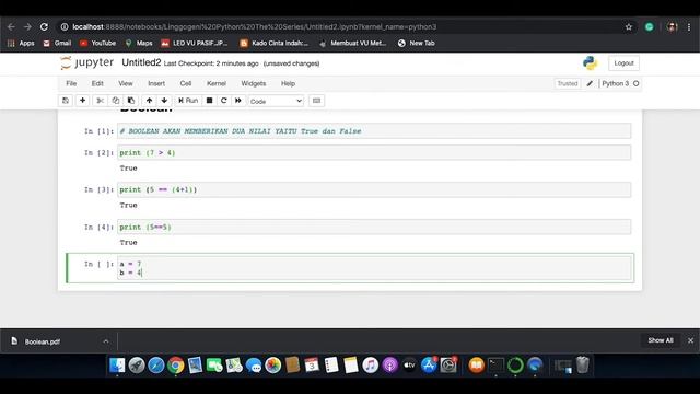 6 - Boolean Data Type Tutorial | Python The Series смотреть онлайн