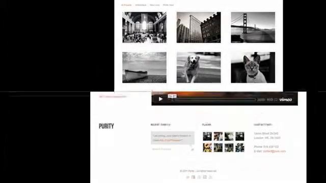 Purity: Clean, Minimal & Bold WordPress Theme смотреть онлайн