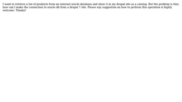 Drupal: Oracle database connection in drupal 7 смотреть онлайн