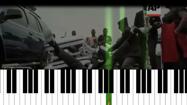 Coffin Dance / Meme Ataud / one finger EASY piano tutorial (melodica tutorial) смотреть онлайн