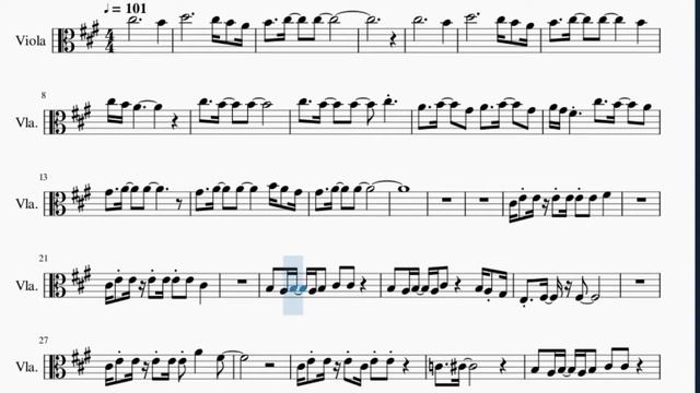 Viola Sheet Music: How to play Dancing Queen (ABBA Sax Cover) by George Lemos смотреть онлайн