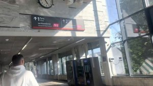 Пересадка с метро на МЦД (D2), на Волоколамской // 12 июня 2023 года