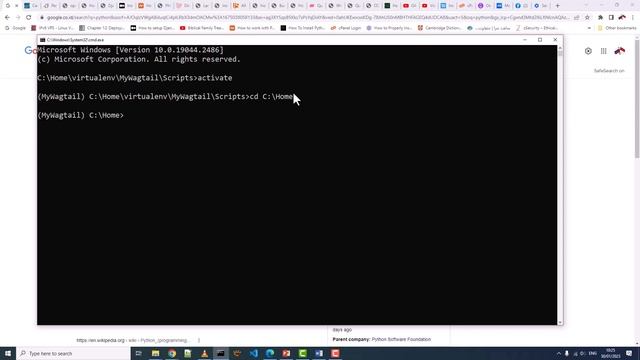 Vid.1 Tutorial WAGTAIL Python-Django - Install di Windows смотреть онлайн