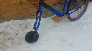 Электровелосипед из гироскутера часть 1.2