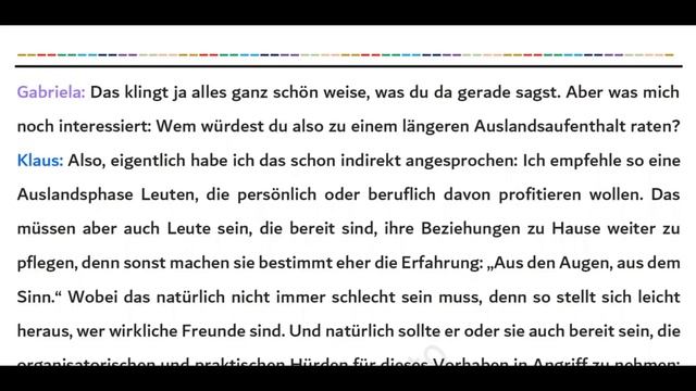 Deutsch Lernen Mit Dialogen B2 - Hören, Lesen & Verstehen