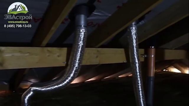 Как построить дом от А до Я. Система вентиляции. Утепление чердачного перекрытия