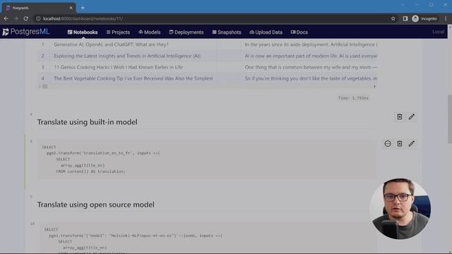 PostgresML: How to Use AI Models and Machine Learning Algorithms in Your Database смотреть онлайн