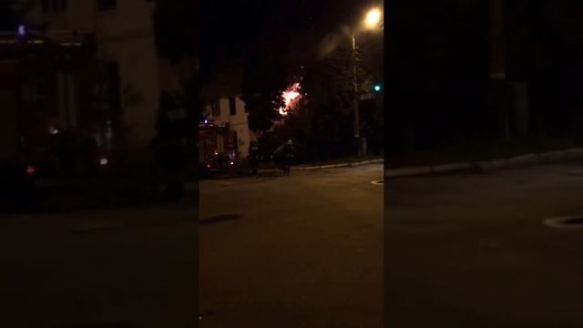 Пожар на улице Кирова 41 в Арзамасе смотреть онлайн