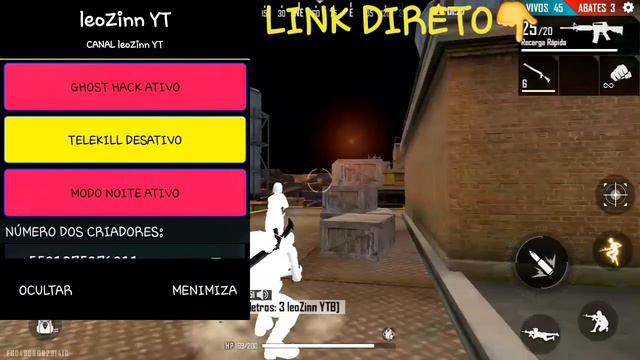 NOVO MOD MENU 🔥FREE FIRE 100% HS VIP смотреть онлайн