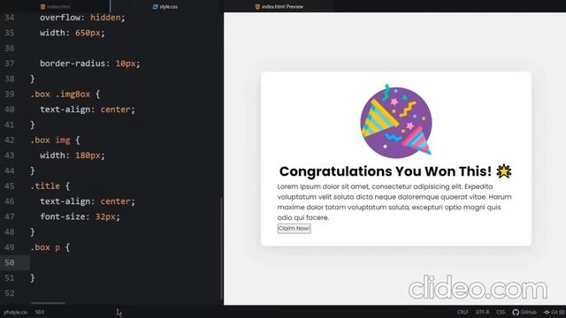 Confetti Modal Popup Using Javascript | Requested Video смотреть онлайн