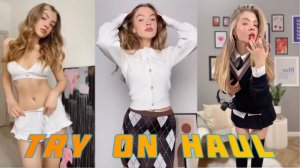 HOTTEST DRESS UP EVER  Try-on haul mini skirt skinny girls