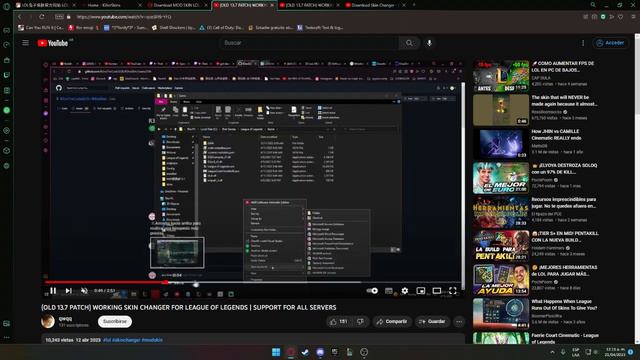 Estos son los programas "parecidos" al lol skin (!!!CUIDADO!!) | League of Legends lol skin mod смотреть онлайн